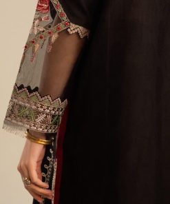 Zara Shahjahan Dobby Cotton Suit Zszc-2003Black 25 Zc 2003J Imanistudio.com