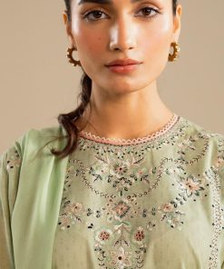 Zara Shahjahan Dobby Cotton Suit Zszc-2605Green 18 Zc 2005A Imanistudio.com