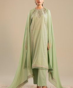 Zara Shahjahan Dobby Cotton Suit Zszc-2605Green 16 Zc 2005C Imanistudio.com