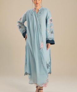 Zara Shahjahan Dobby Cotton Suit ZSZC-2611 Blue