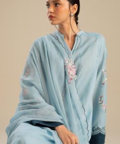Zara Shahjahan Dobby Cotton Suit Zszc-2611 Blue 21 Zc 2011C Imanistudio.com