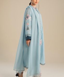 Zara Shahjahan Dobby Cotton Suit Zszc-2611 Blue 16 Zc 2011F Imanistudio.com