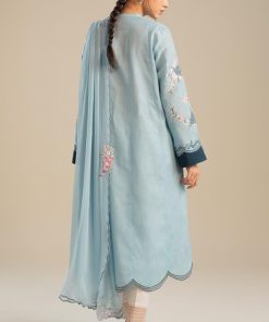 Zara Shahjahan Dobby Cotton Suit Zszc-2611 Blue 25 Zc 2011K Imanistudio.com