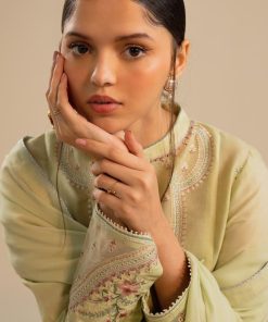 Zara Shahjahan Dobby Cotton Suit Zszc-2614 P/Green 22 Zc 2014C Imanistudio.com