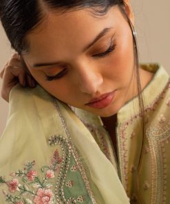 Zara Shahjahan Dobby Cotton Suit Zszc-2614 P/Green 19 Zc 2014F Imanistudio.com