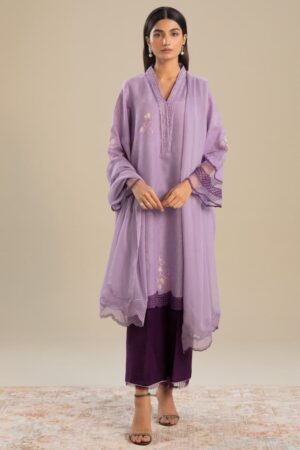 Zara Shahjahan Dobby Cotton Suit ZSZC-2020 Lavender