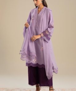 Zara Shahjahan Dobby Cotton Suit Zszc-2620 Lavender 12 Zc 2020D Imanistudio.com