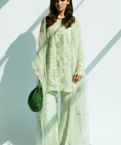 Zara Shahjahan Premium Raw Silk Suit ZSZC-2041IMint Green