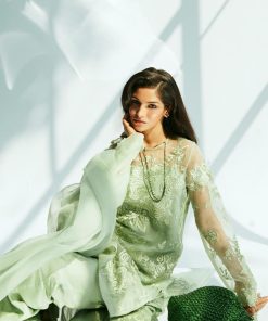 Zara Shahjahan Premium Raw Silk Suit Zszc-2041Imint Green 9 Zc 2037B Imanistudio.com
