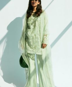 Zara Shahjahan Premium Raw Silk Suit Zszc-2041Imint Green 8 Zc 2037C Imanistudio.com
