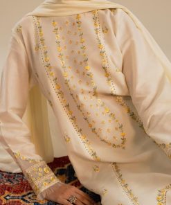 Zara Shahjahan Dobby Cotton Suit Zszc-2653 Ivory 19 Zc 2053C Imanistudio.com