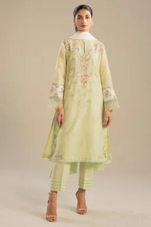 Zara Shahjahan Dobby Cotton Suit ZSZC-2058 Pistachio