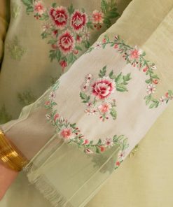 Zara Shahjahan Dobby Cotton Suit Zszc-2658 Pistachio 23 Zc 2058F Imanistudio.com