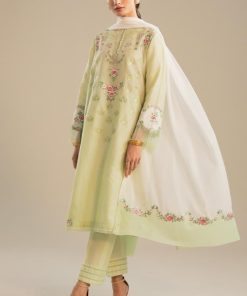 Zara Shahjahan Dobby Cotton Suit Zszc-2658 Pistachio 17 Zc 2058G Imanistudio.com 1