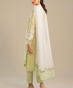 Zara Shahjahan Dobby Cotton Suit Zszc-2658 Pistachio 22 Zc 2058J Imanistudio.com