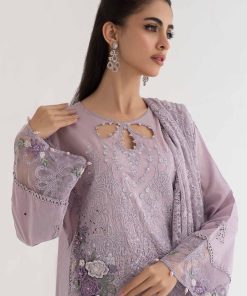 Mariab Lilac Lawn Embroidered Suit Mbds-Ef24D11Bl 11 D11 B Lilacb Imanistudio.com