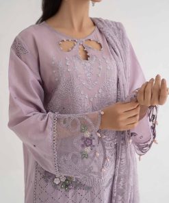 Mariab Lilac Lawn Embroidered Suit Mbds-Ef24D11Bl 12 D11 B Lilacd Imanistudio.com