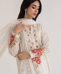 Mariab Off-White Lawn Embroidered Suit Mbds-Ef24D12Aw 14 D12 Aoff Whitea Imanistudio.com