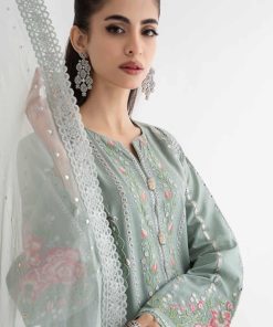 Mariab Sea Green Lawn Embroidered Suit Mbds-Ef24D12Bg 11 D12 Bsea Greenb Imanistudio.com