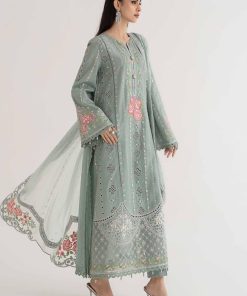 Mariab Sea Green Lawn Embroidered Suit Mbds-Ef24D12Bg 9 D12 Bsea Greenf Imanistudio.com