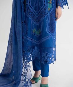 Mariab Royal Blue Lawn Embroidered Suit Mbds-Ef24D4Rb 13 D4 Bbluec Imanistudio.com 1