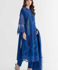 Mariab Royal Blue Lawn Embroidered Suit Mbds-Ef24D4Rb 9 D4 Bbluef Imanistudio.com