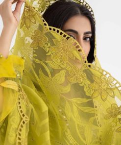 Mariab Lime Green Lawn Embroidered Suit Mbds-Ef24D8Lg 12 D8 Agreenb Imanistudio.com 1