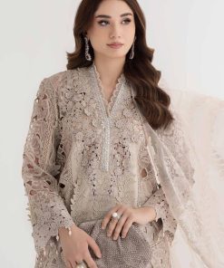 Mariab Ivory Lawn Embroidered Suit Mbds-Ef24D9Ai 12 D9 Algreyb Imanistudio.com