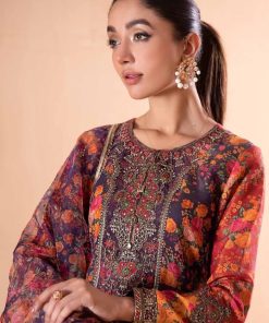Mariab Purple Printed &Amp; Embroidered Cotton Masoori Suit Mbdw-Ef2431Pp 14 Dwea2431Purpalc Imanistudio.com
