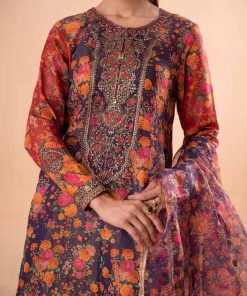 Mariab Purple Printed &Amp; Embroidered Cotton Masoori Suit Mbdw-Ef2431Pp 11 Dwea2431Purpale Imanistudio.com