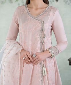 Mariab Pink Embroidered Dobby Lawn Suit Mbdw-Ea2449Dp 12 Dwea2449Pinkd Imanistudio.com