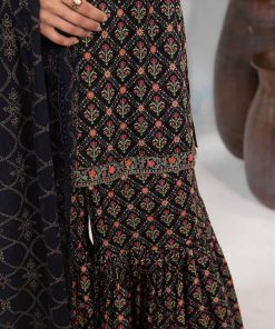 Mariab Black Printed &Amp; Embroidered Cotton Lawn Suit Mbdw-Ea2471Bp 11 Dwea2471Blackc Imanistudio.com