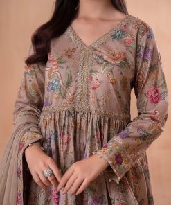 Mariab Skin Floral Embroidered Cotton Lawn Suit Mbdw-Ea2479Sf 10 Dwea2479Florald Imanistudio.com