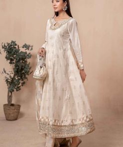 Mariab Off-White Embroidered Khadi Karandi Suit Mbdw-Ea2485Ow 9 Dwea2485Offwhiteg Imanistudio.com
