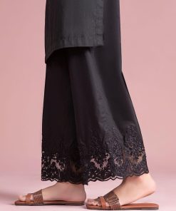 Black Cambric Culottes MB-EF20105BK