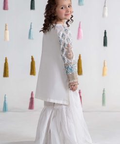 Mariab Blue/White Printed &Amp; Embroidered Lawn Suit Mbkd-Ea2401Bw 13 Mkd Ea24 01Blue Imanistudio.com