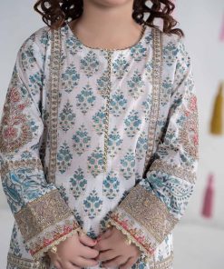 Mariab Blue/White Printed &Amp; Embroidered Lawn Suit Mbkd-Ea2401Bw 15 Mkd Ea24 01Blueb Imanistudio.com