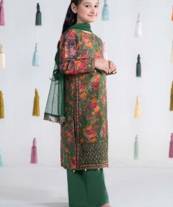 Mariab Green Printed &Amp; Embroidered Cotton Masoori Suit Mbkd-Ea2404Gp 19 Mkd Ea24 04Greenf Imanistudio.com