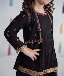 Mariab Black Embroidered Cotton Lawn Suit Mbkd-Ea2409Bl 11 Mkd Ea24 09Blackd Imanistudio.com