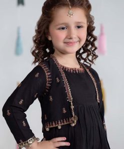 Mariab Black Embroidered Cotton Lawn Suit Mbkd-Ea2409Bl 14 Mkd Ea24 09Blackf Imanistudio.com