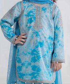 Mariab Ferozi Embroidered Cotton Lawn Suit Mbkd-Ea2420Bf 11 Mkd Ea24 20Bluef Imanistudio.com