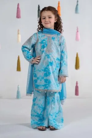 MariaB Ferozi Embroidered Cotton Lawn Suit MBKD-EA2420BF