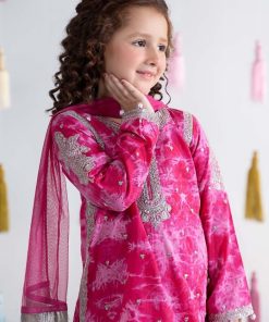 Mariab Fuchsia Pink Embroidered Cotton Lawn Suit Mbkd-Ea2420Fp 13 Mkdea2420Pinkc Imanistudio.com