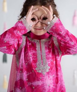 Mariab Fuchsia Pink Embroidered Cotton Lawn Suit Mbkd-Ea2420Fp 14 Mkdea2420Pinkf Imanistudio.com