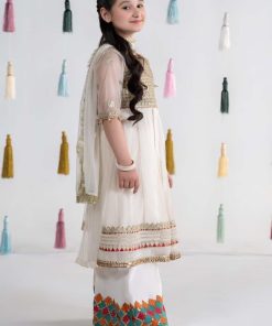 Mariab Off-White Embroidered Net Suit Mbks-Ea2403Wn 8 Mks Ea24 03Whitef Imanistudio.com