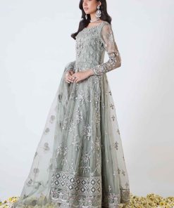 Luxury Formal Sea Green Embroidered Organza Outfit Mbsf-Ea2430Sg 8 Sfea2430Seagreena Imanistudio.com