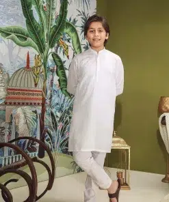 Boys 2Pc Kurta/ Pyjama Suit Imist-24Ef109-White 6 24Ef109Wa Imanistudio.com