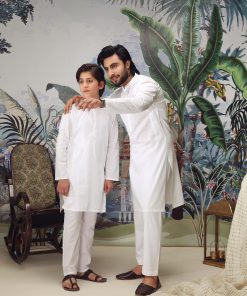 Boys 2Pc Kurta/ Pyjama Suit Imist-24Ef109-White 8 24Ef109Wi Imanistudio.com