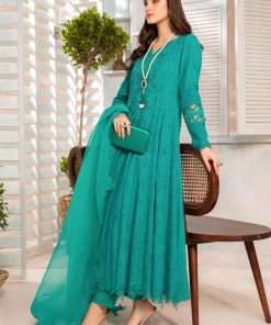 Mariab Green Embroidered Dobby Lawn Suit Mbdw-Ea2407Gl 7 Dwea2407Greend Imanistudio.com