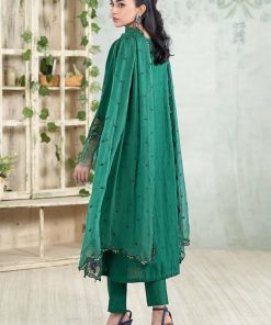 Mariab Green Embroidered Self Jacquard Lawn Suit Mbdw-Ea2426Dg 16 Dwea2426Green Imanistudio.com